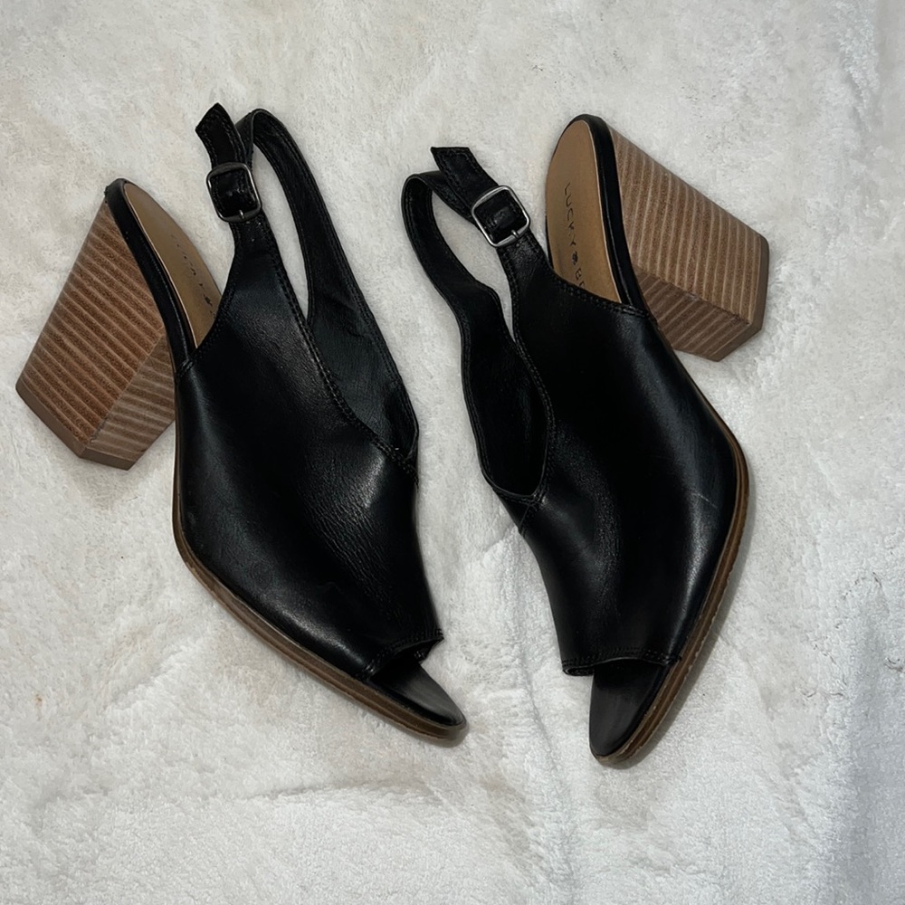 Lucky Brand block heel